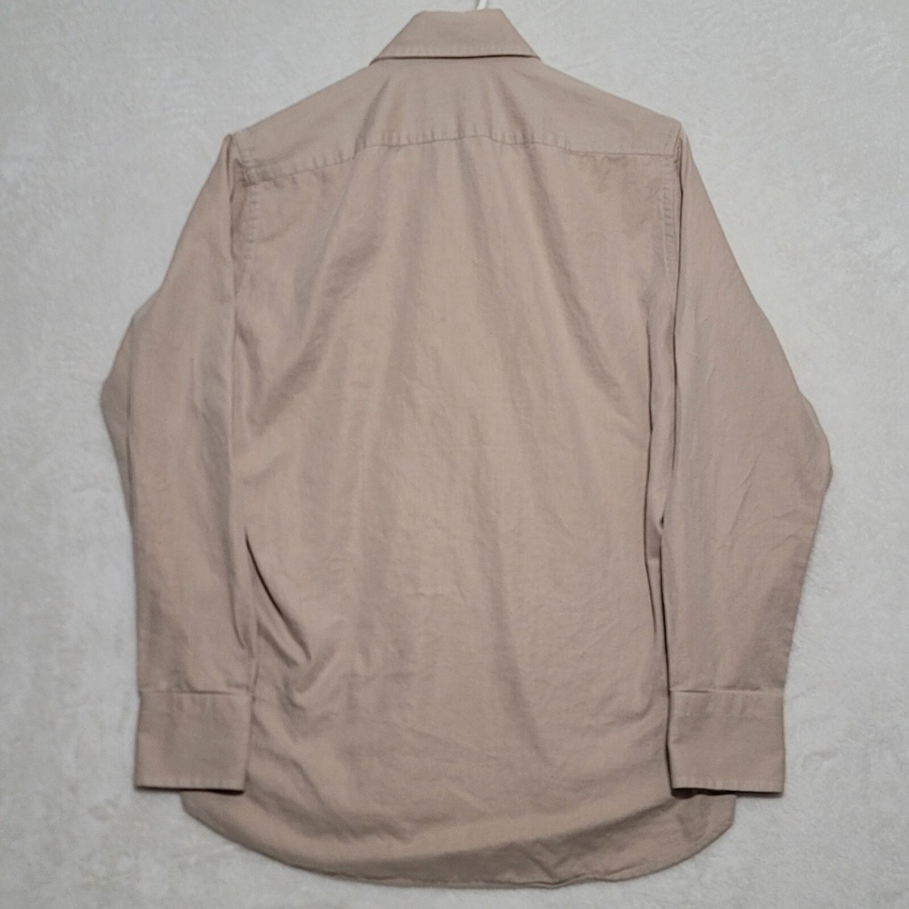 Hugo Boss Mens Shirt 15 32/33 Long Sleeve Button Up Mauve Casual Dress - Picture 3 of 12